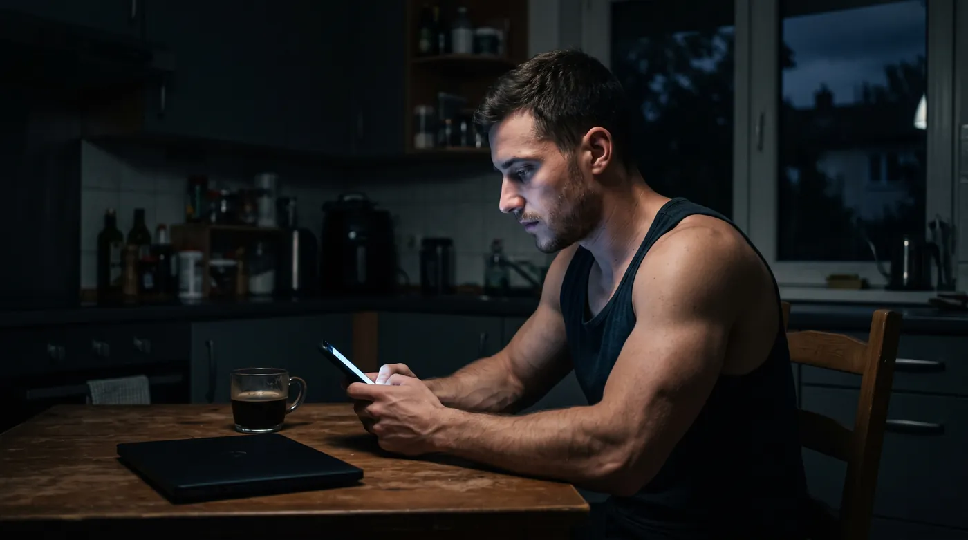 Онлайн-тренер смотрит, как прошла тренировка клиента